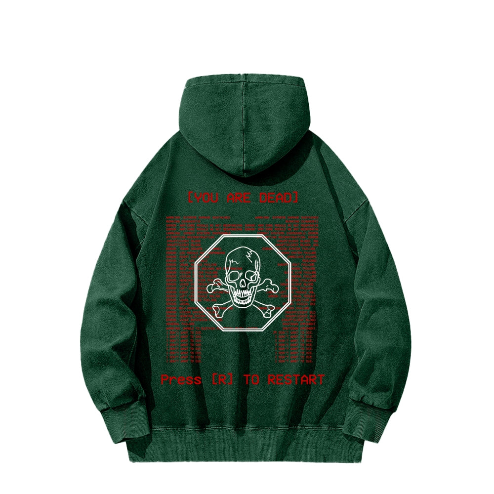 Ultrakill Unisex Washed Hoodie 2601009562