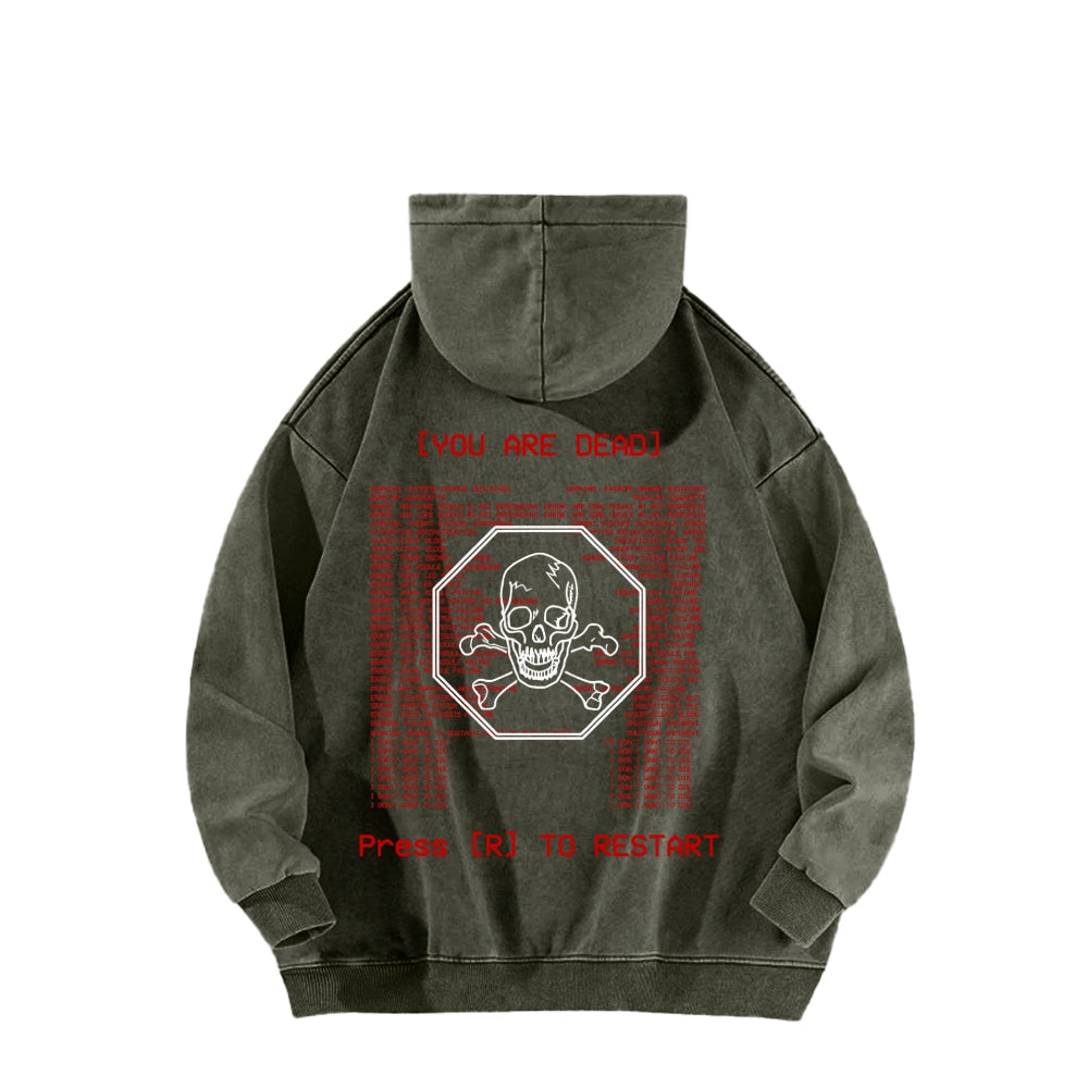 Ultrakill Unisex Washed Hoodie 2601009562