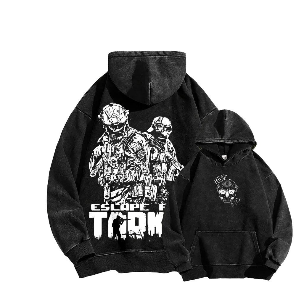 Escape From Tarkov Unisex Washed Hoodie 2601009566