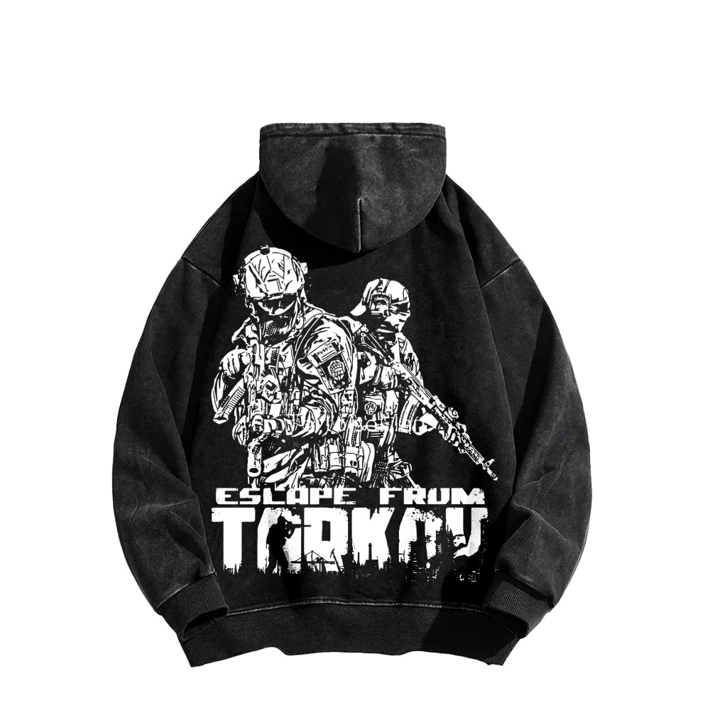 Escape From Tarkov Unisex Washed Hoodie 2601009566