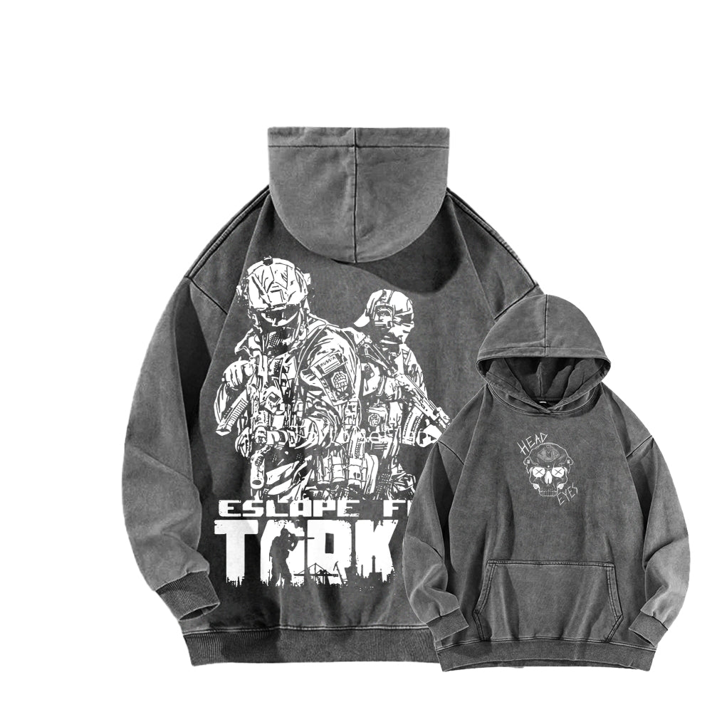 Escape From Tarkov Unisex Washed Hoodie 2601009566