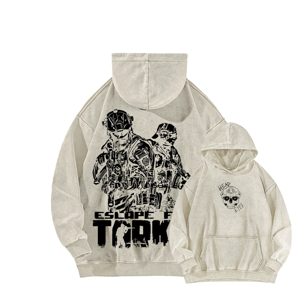 Escape From Tarkov Unisex Washed Hoodie 2601009566