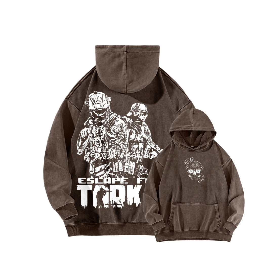 Escape From Tarkov Unisex Washed Hoodie 2601009566