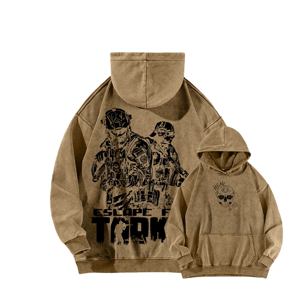 Escape From Tarkov Unisex Washed Hoodie 2601009566