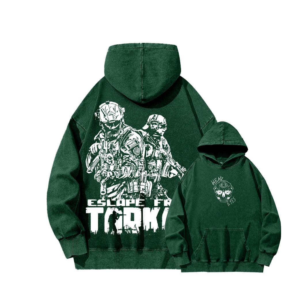 Escape From Tarkov Unisex Washed Hoodie 2601009566
