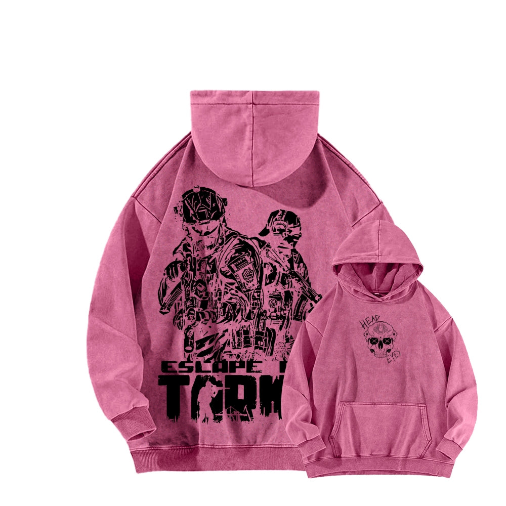 Escape From Tarkov Unisex Washed Hoodie 2601009566