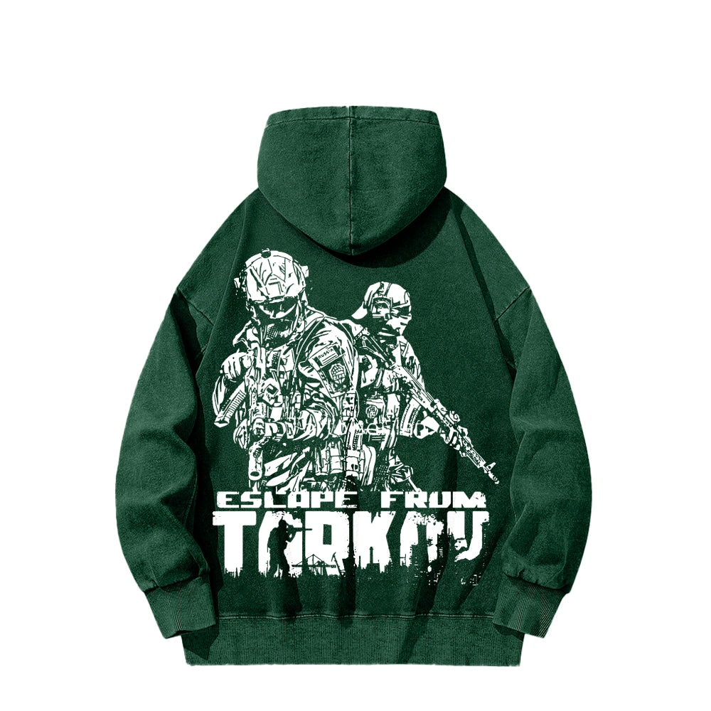 Escape From Tarkov Unisex Washed Hoodie 2601009566