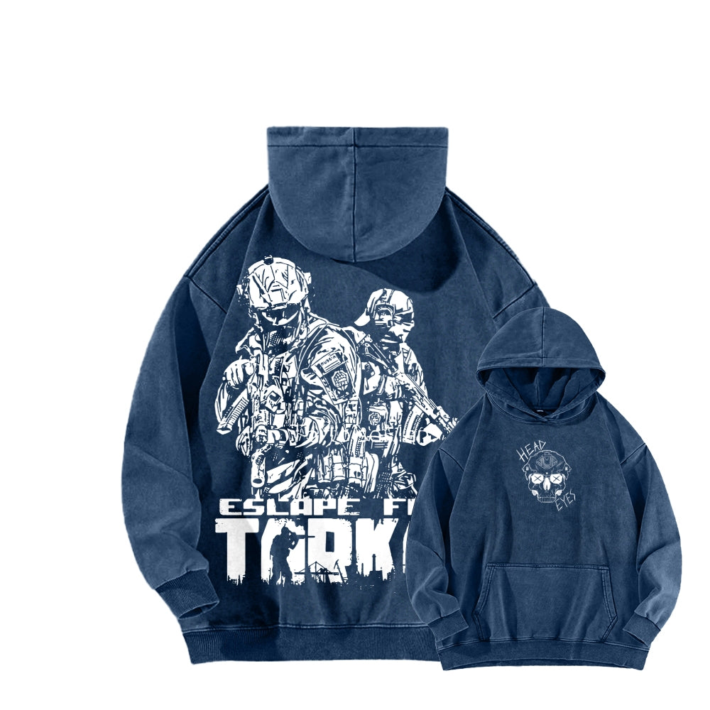 Escape From Tarkov Unisex Washed Hoodie 2601009566