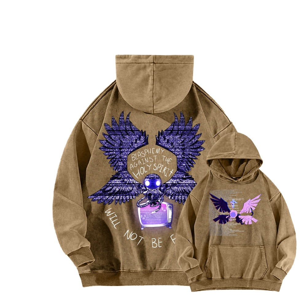 The Binding of Isaac: Repentance  Unisex Washed Hoodie 2601009576