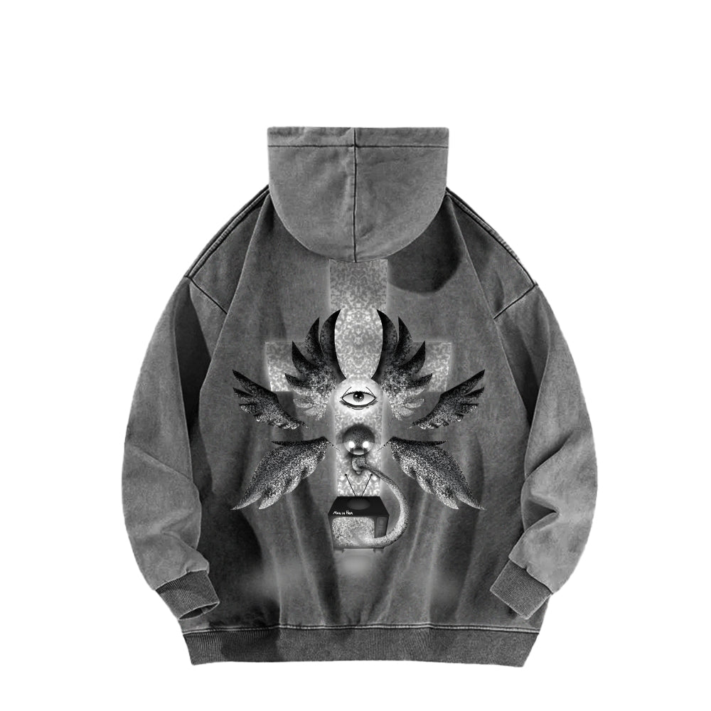 The Binding of Isaac: Repentance  Unisex Washed Hoodie 2601009584