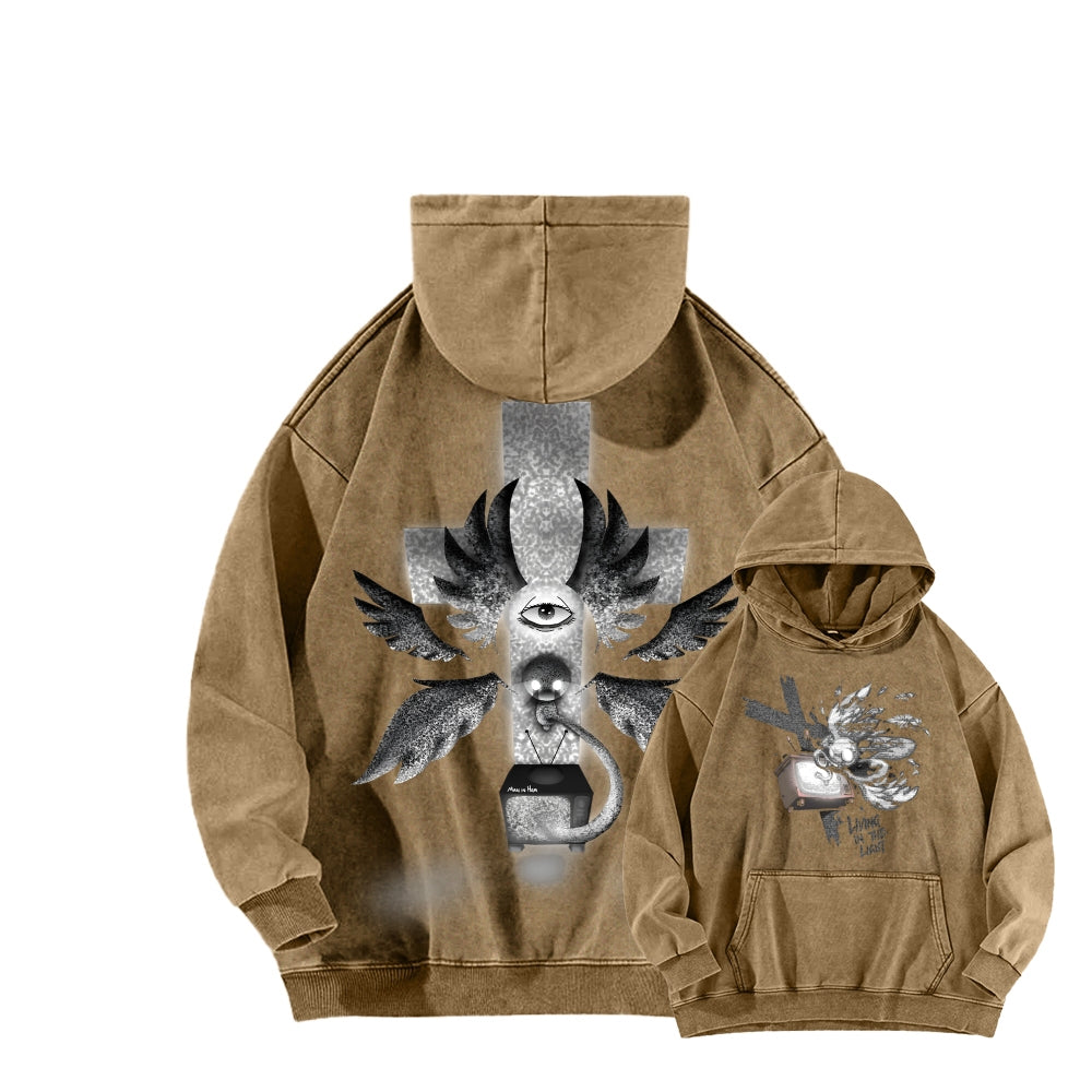 The Binding of Isaac: Repentance  Unisex Washed Hoodie 2601009584