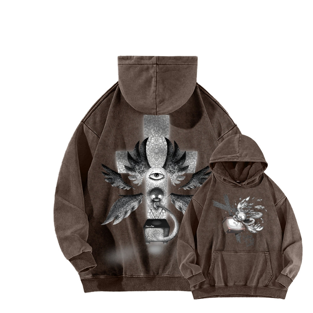 The Binding of Isaac: Repentance  Unisex Washed Hoodie 2601009584