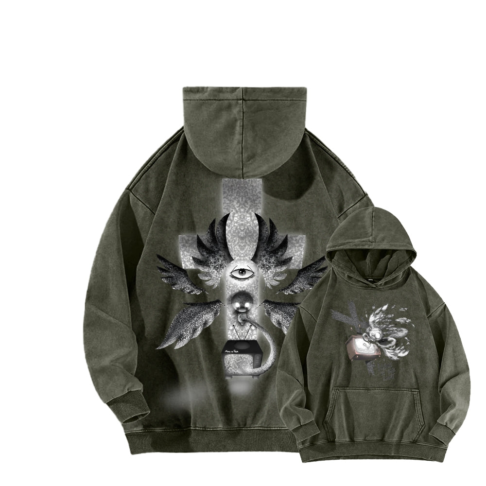 The Binding of Isaac: Repentance  Unisex Washed Hoodie 2601009584