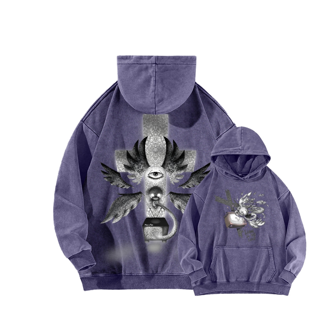 The Binding of Isaac: Repentance  Unisex Washed Hoodie 2601009584