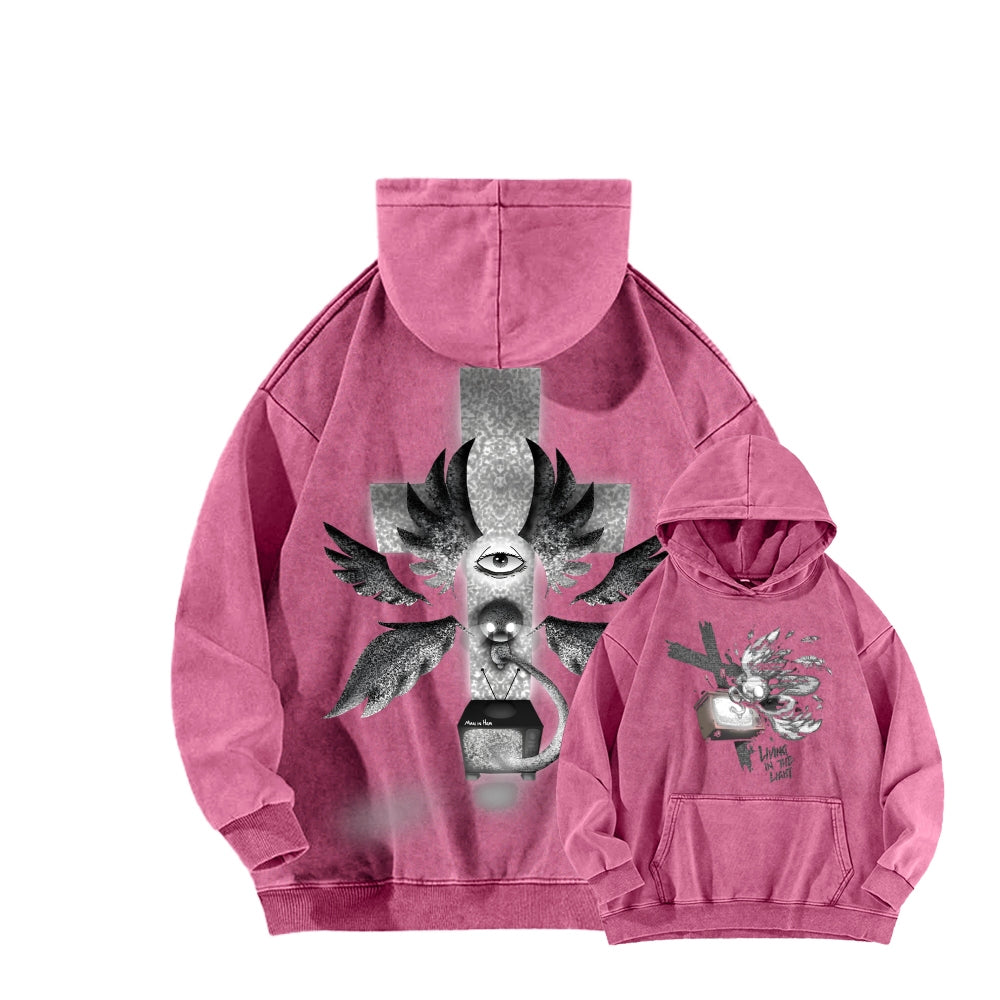 The Binding of Isaac: Repentance  Unisex Washed Hoodie 2601009584