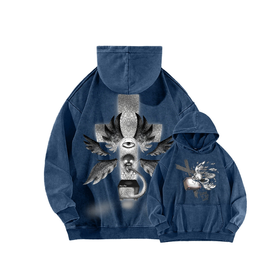 The Binding of Isaac: Repentance  Unisex Washed Hoodie 2601009584