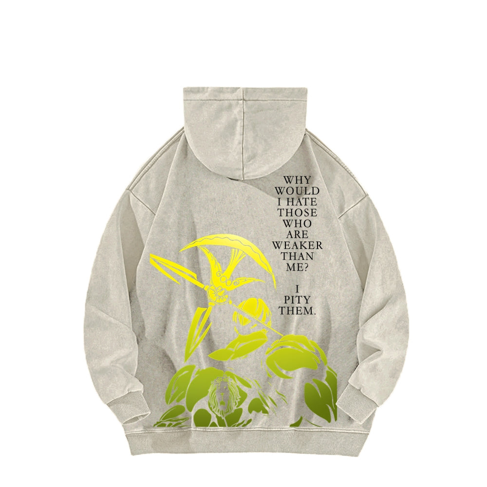 Seven Deadly Sins Unisex Washed Hoodie 2601009587