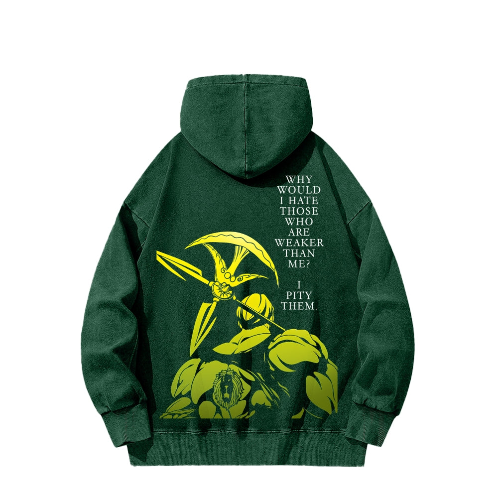 Seven Deadly Sins Unisex Washed Hoodie 2601009587