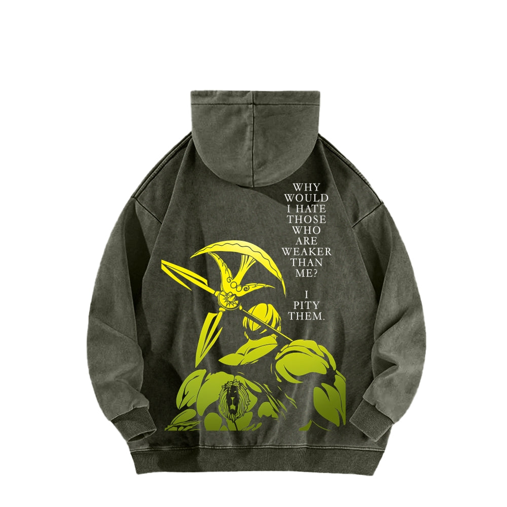 Seven Deadly Sins Unisex Washed Hoodie 2601009587