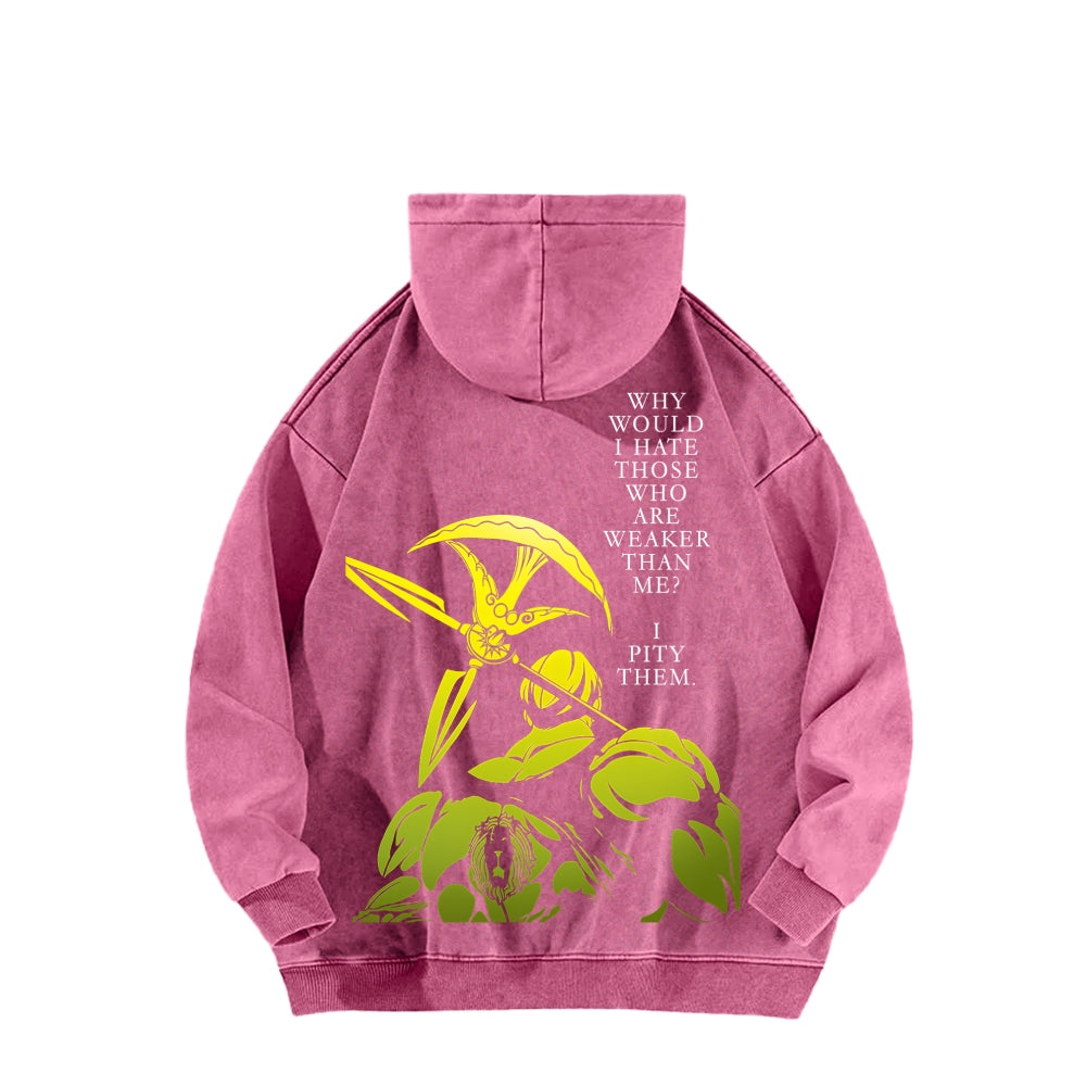 Seven Deadly Sins Unisex Washed Hoodie 2601009587