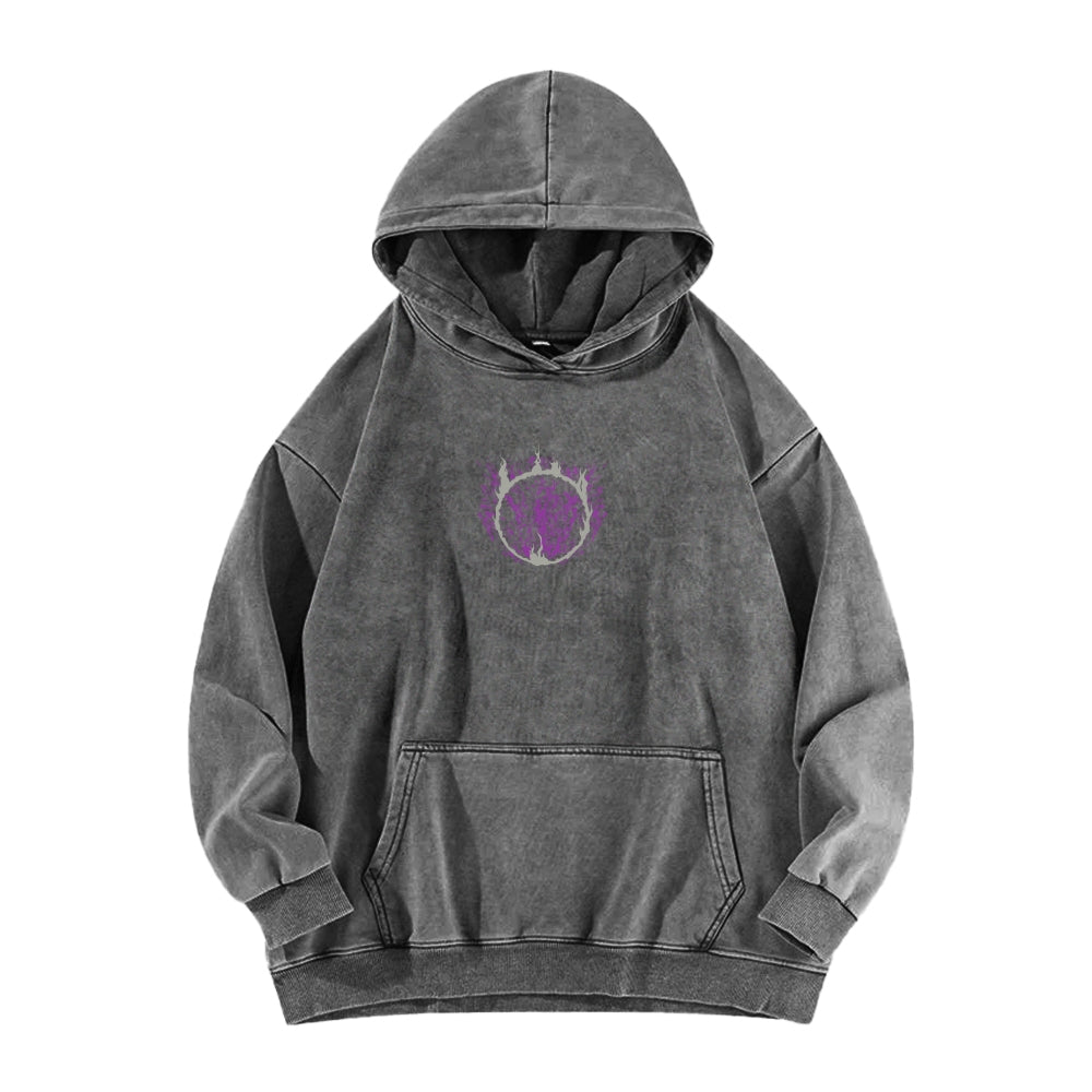 Dark Souls Unisex Washed Hoodie 2601009838