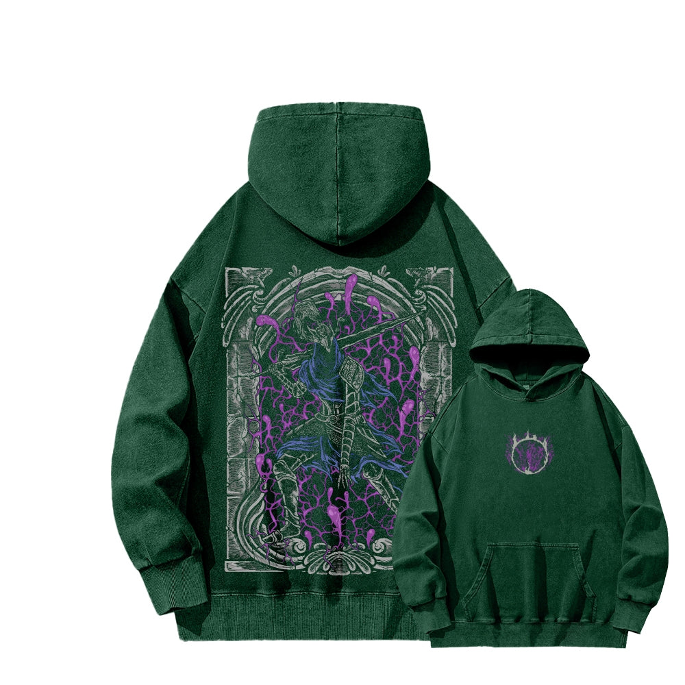 Dark Souls Unisex Washed Hoodie 2601009838
