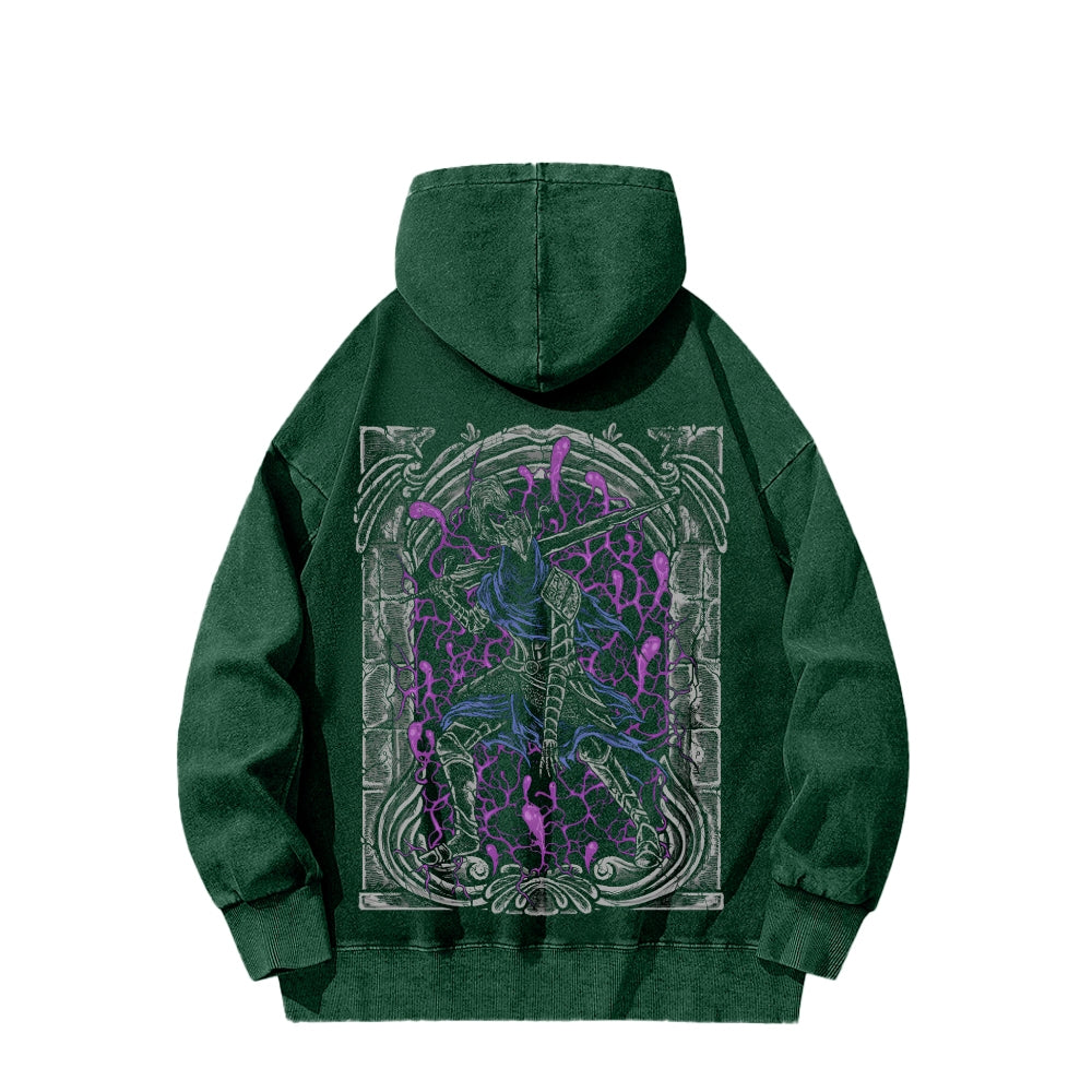 Dark Souls Unisex Washed Hoodie 2601009838