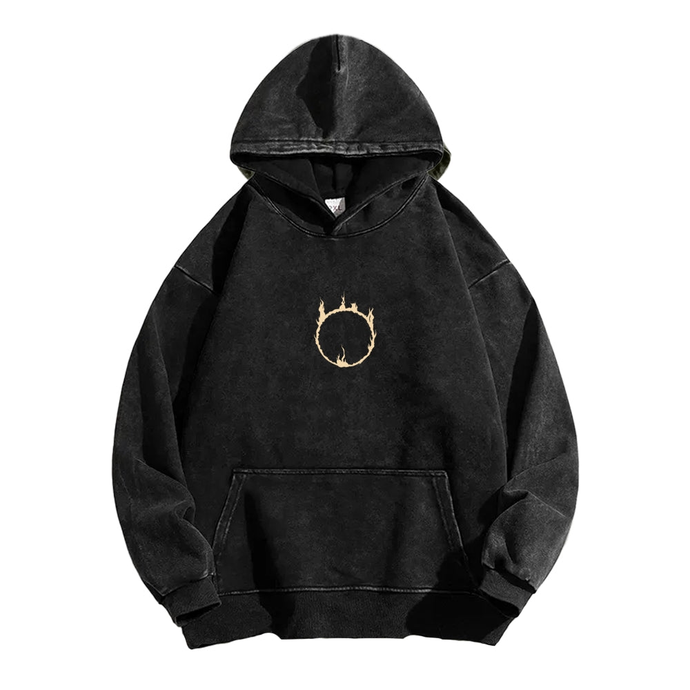 Dark Souls Unisex Washed Hoodie 2601009856