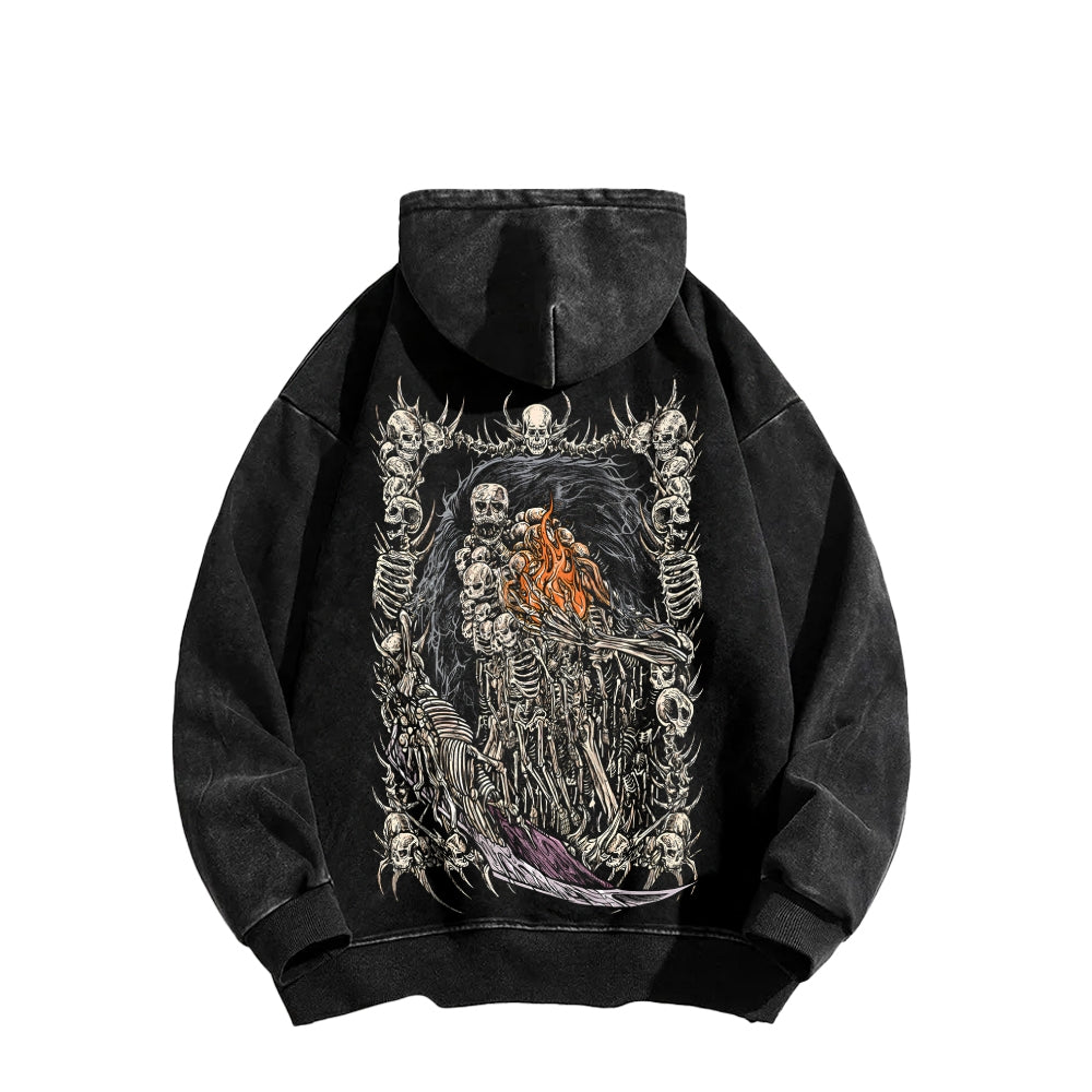 Dark Souls Unisex Washed Hoodie 2601009860