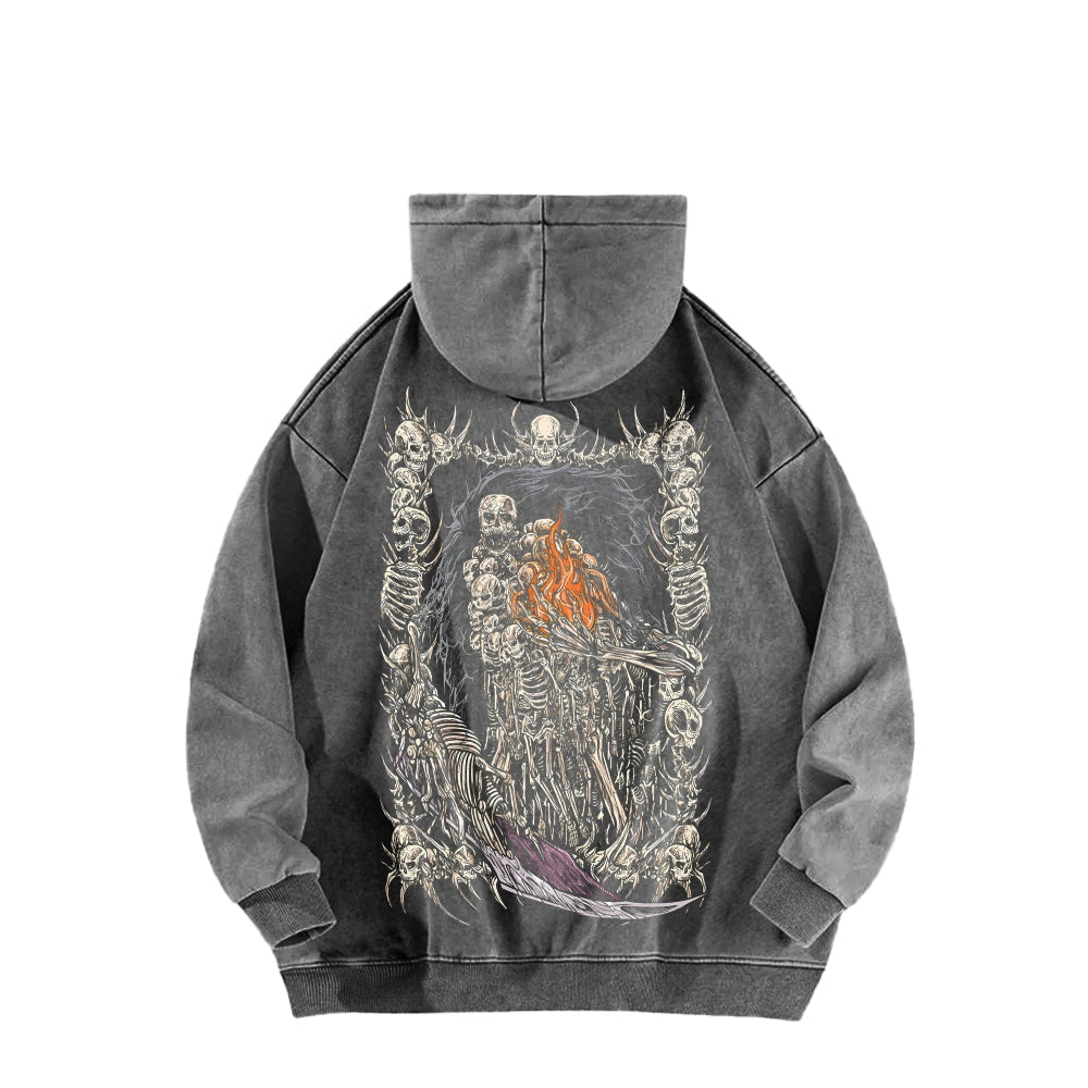 Dark Souls Unisex Washed Hoodie 2601009860