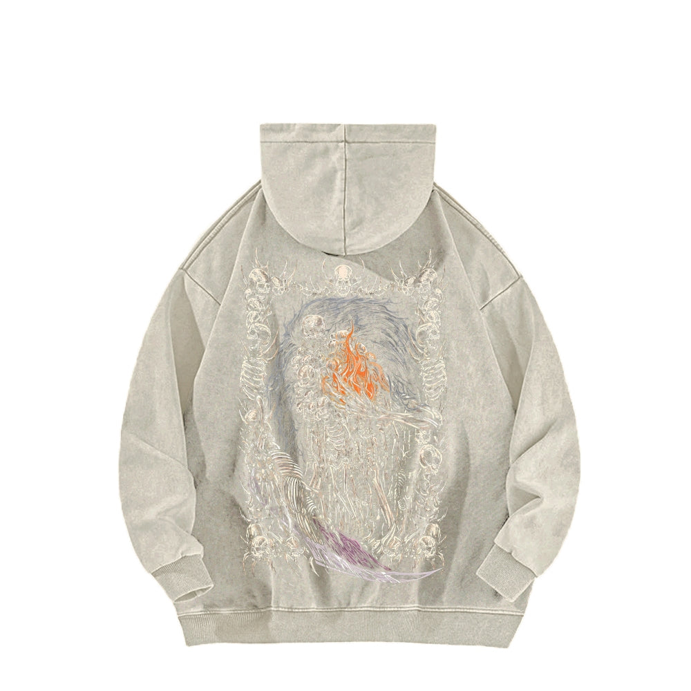 Dark Souls Unisex Washed Hoodie 2601009860