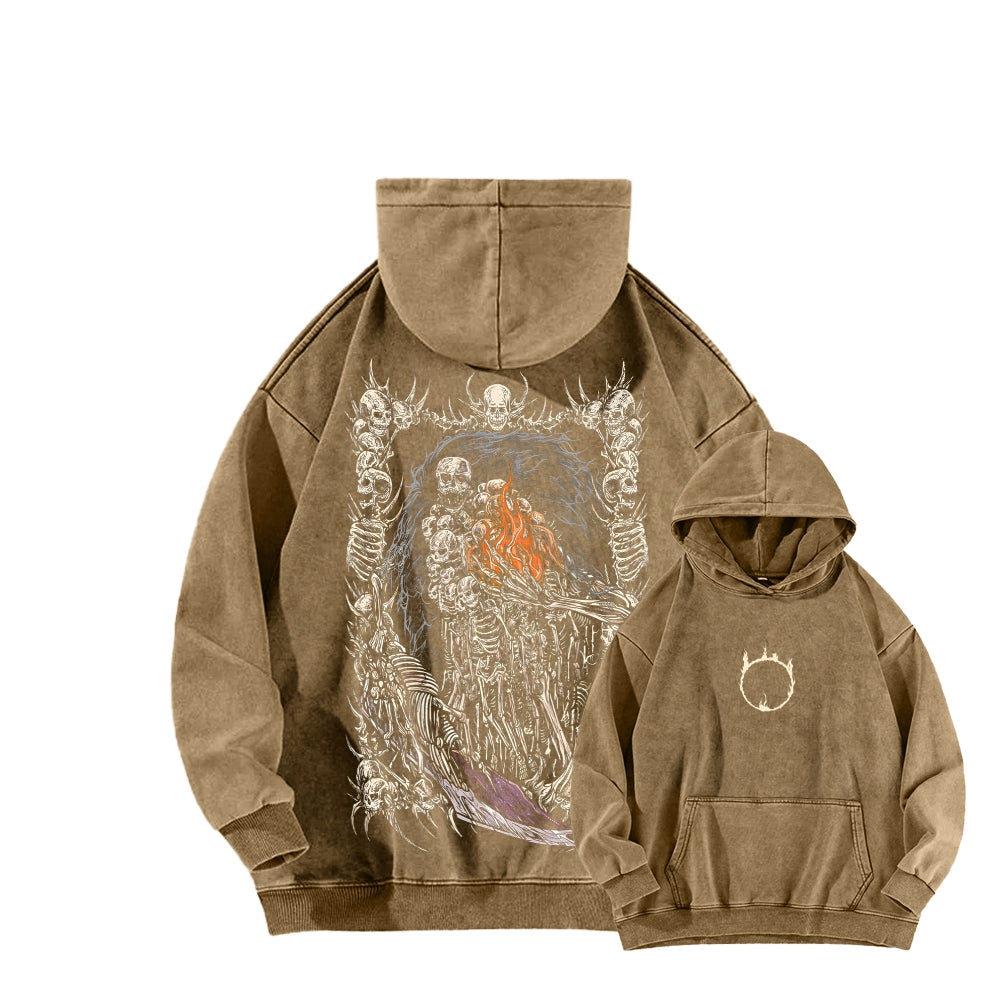 Dark Souls Unisex Washed Hoodie 2601009860