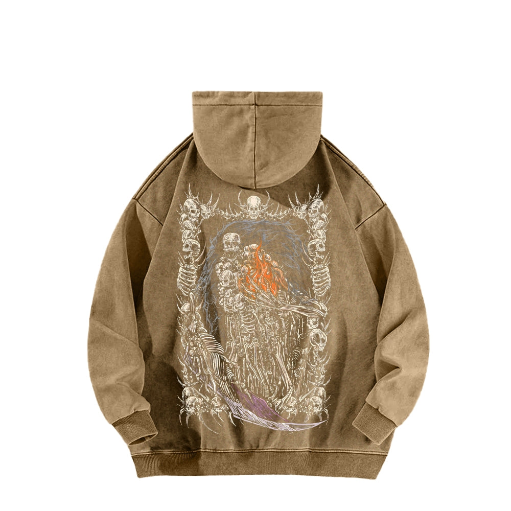 Dark Souls Unisex Washed Hoodie 2601009860
