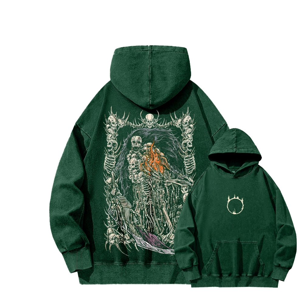 Dark Souls Unisex Washed Hoodie 2601009860