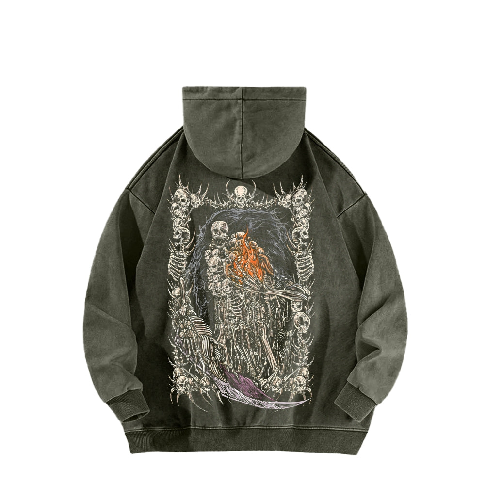 Dark Souls Unisex Washed Hoodie 2601009860