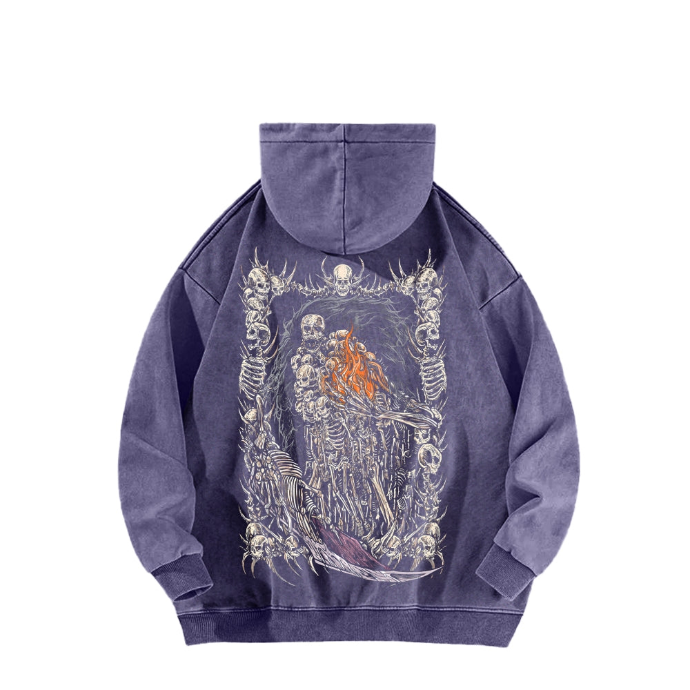 Dark Souls Unisex Washed Hoodie 2601009860