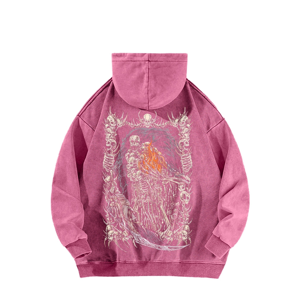 Dark Souls Unisex Washed Hoodie 2601009860