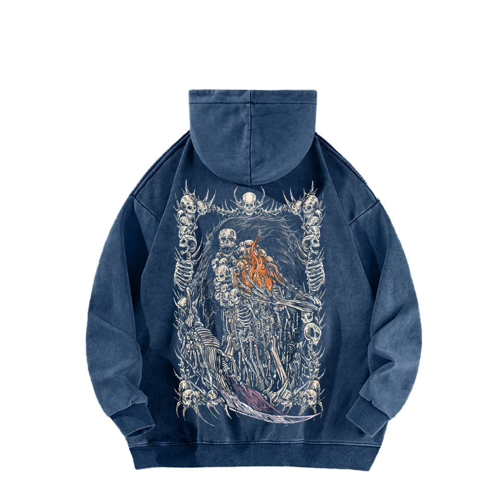 Dark Souls Unisex Washed Hoodie 2601009860