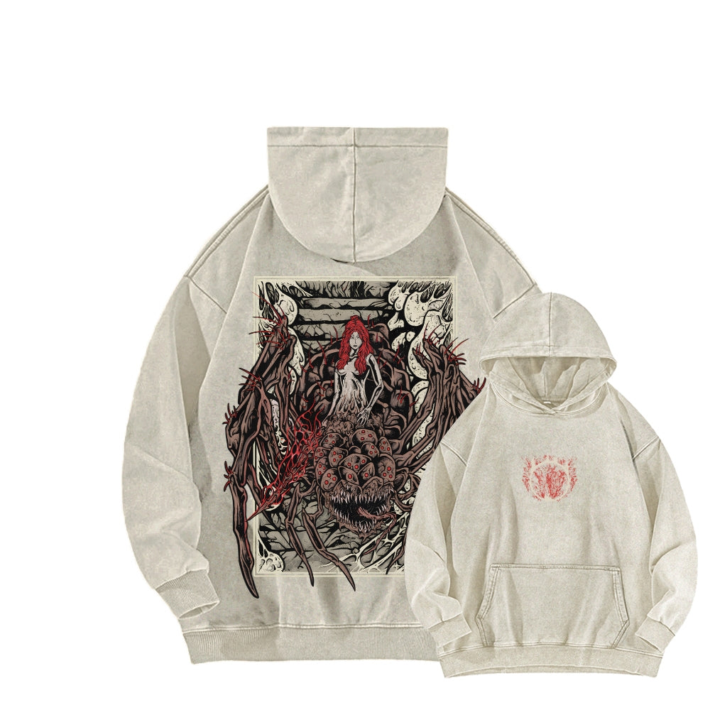 Dark Souls Unisex Washed Hoodie 2601009864