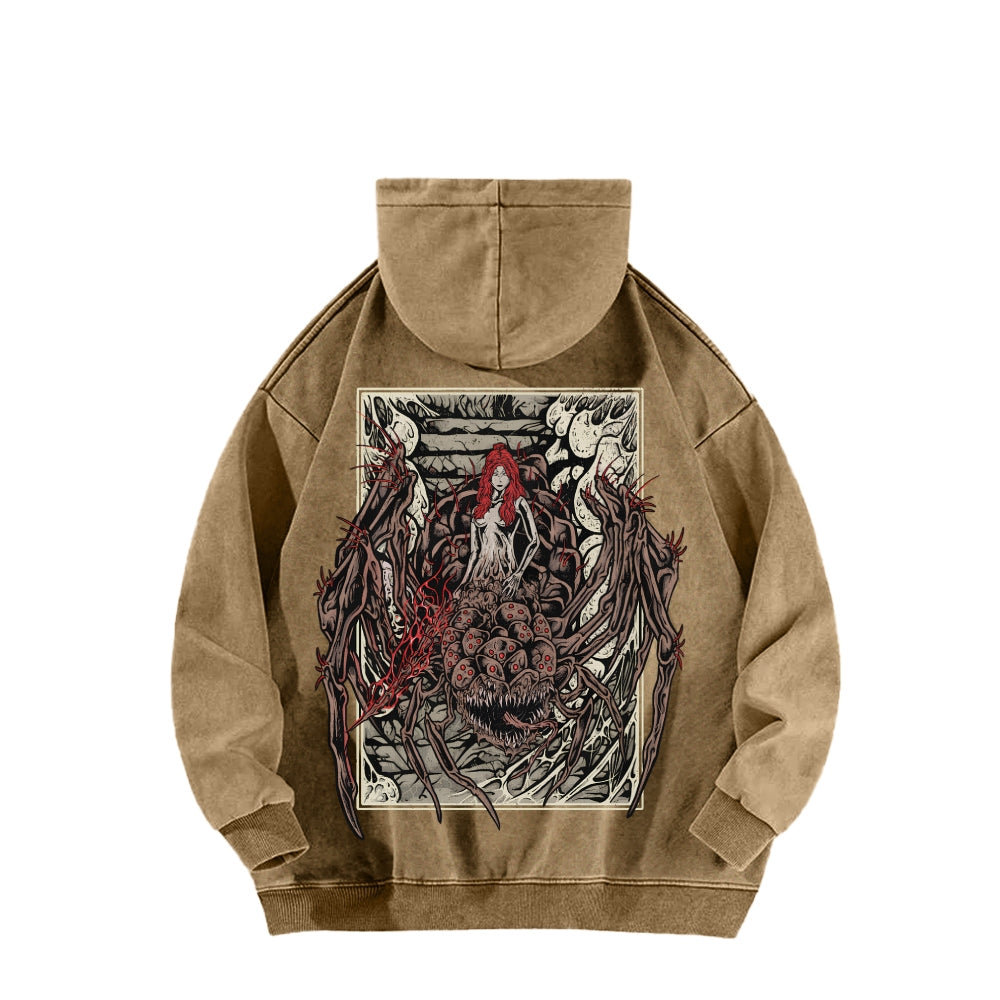 Dark Souls Unisex Washed Hoodie 2601009864