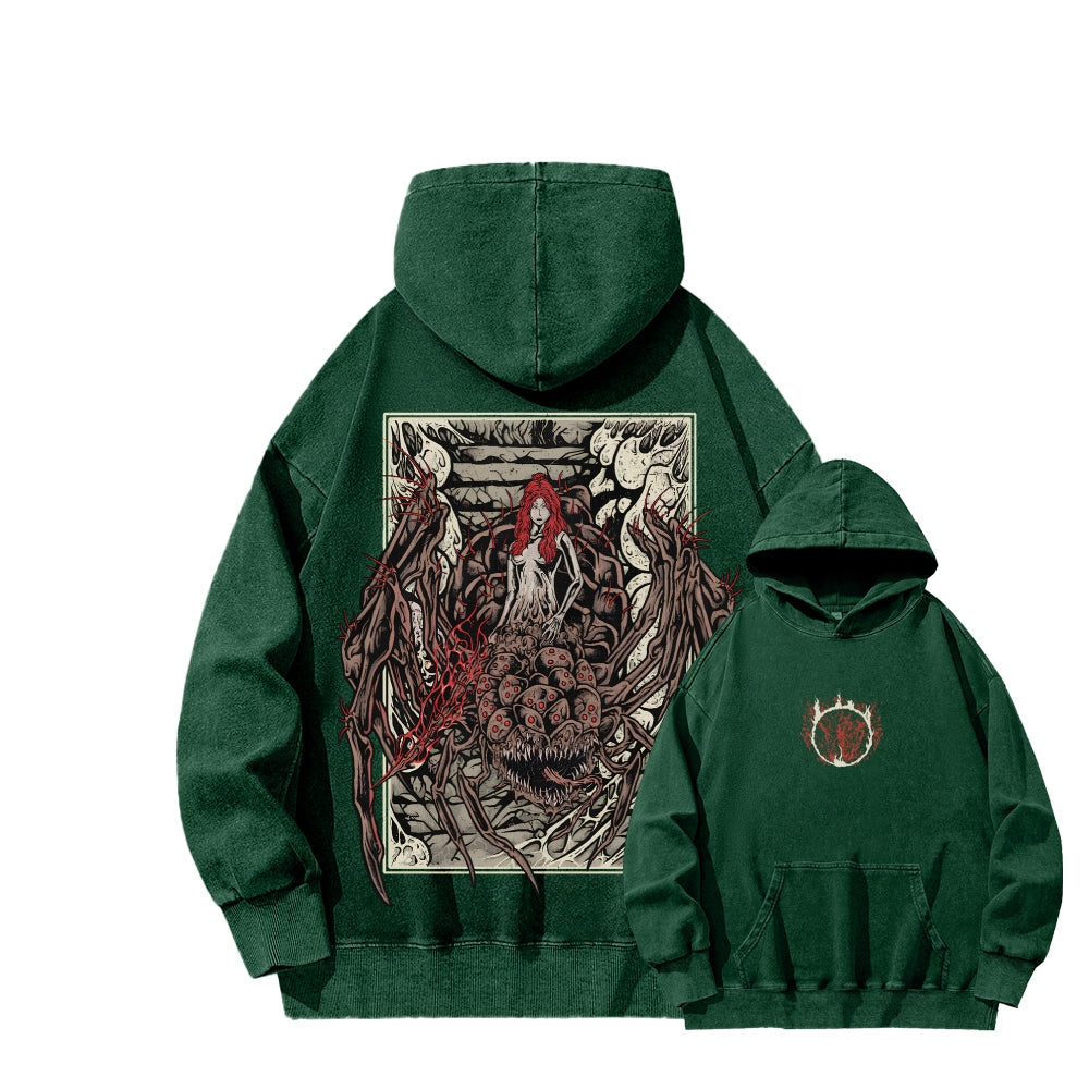 Dark Souls Unisex Washed Hoodie 2601009864