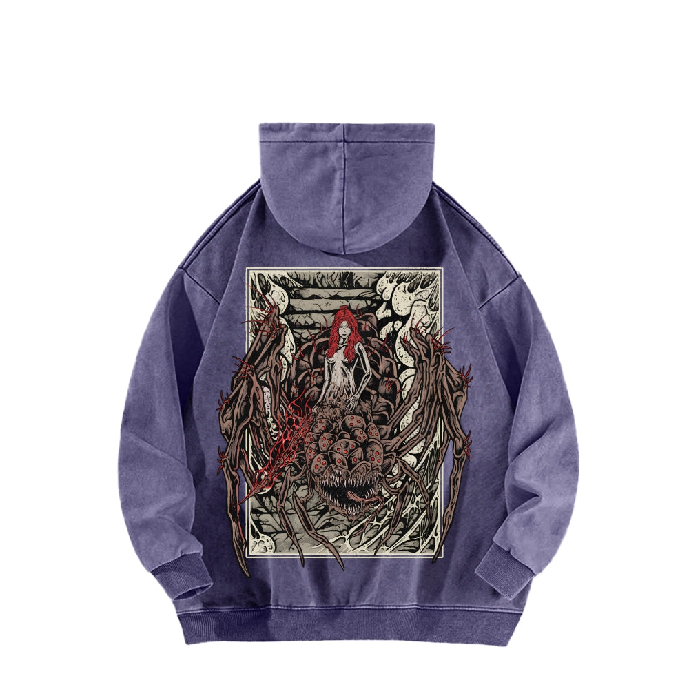 Dark Souls Unisex Washed Hoodie 2601009864