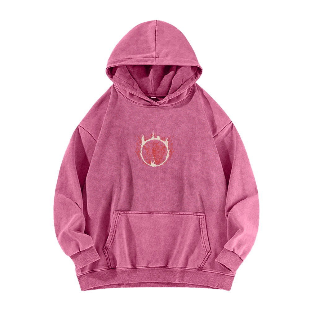 Dark Souls Unisex Washed Hoodie 2601009864