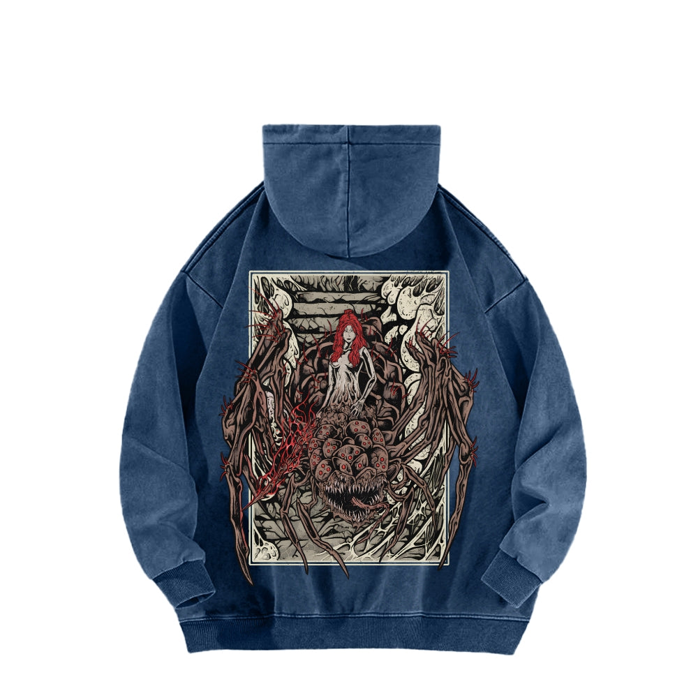 Dark Souls Unisex Washed Hoodie 2601009864