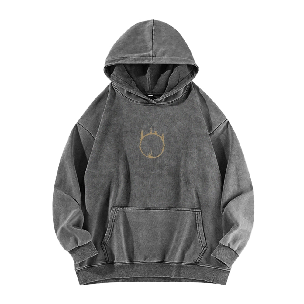 Dark Souls Unisex Washed Hoodie 2601009867