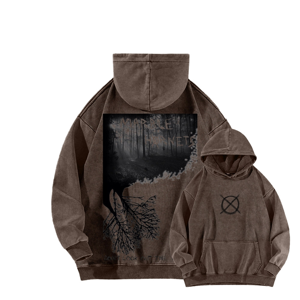 Marble Hornets  Unisex Washed Hoodie 2601010396