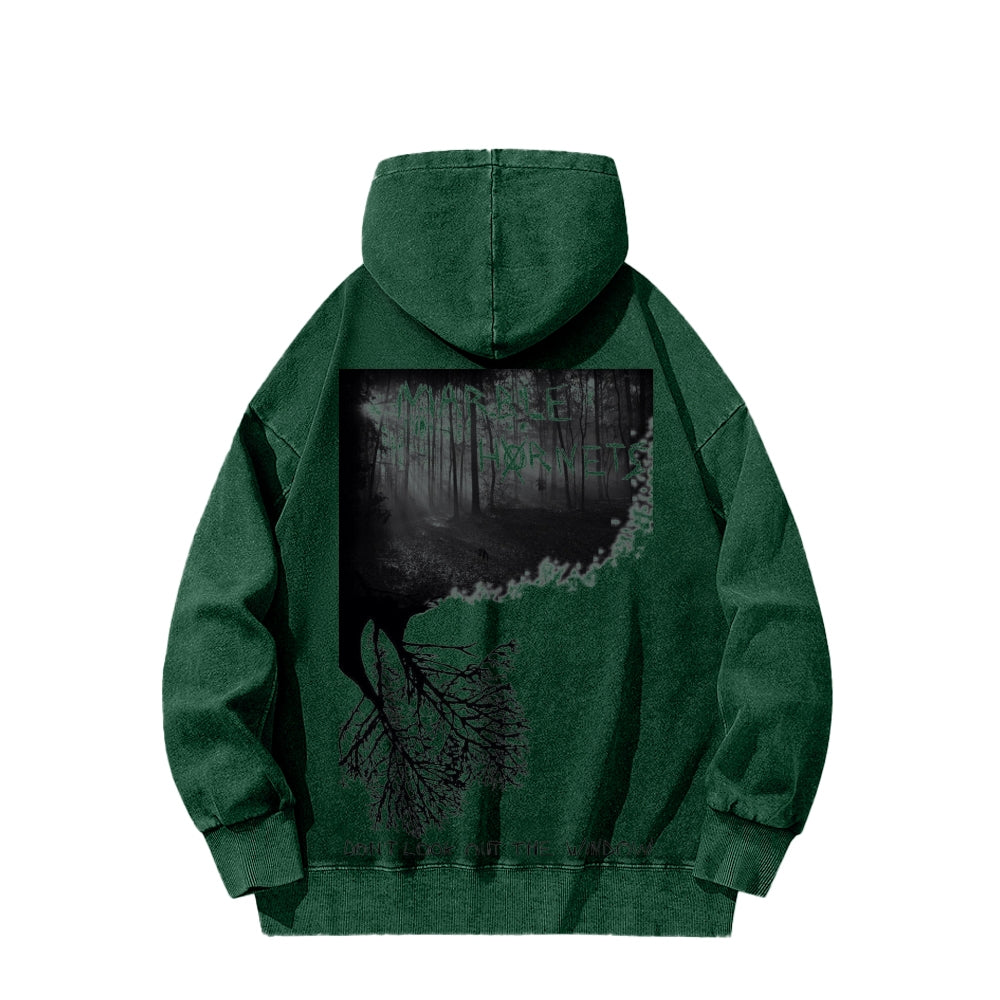 Marble Hornets  Unisex Washed Hoodie 2601010396