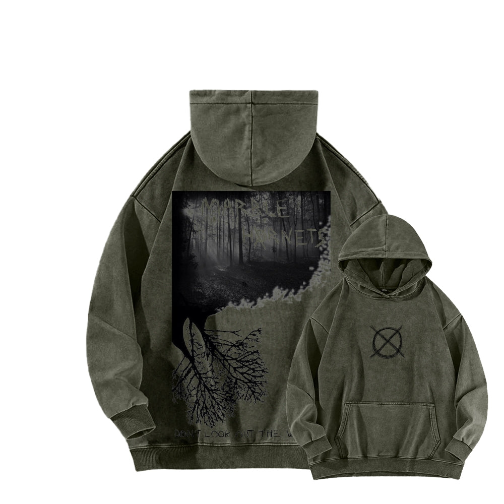 Marble Hornets  Unisex Washed Hoodie 2601010396