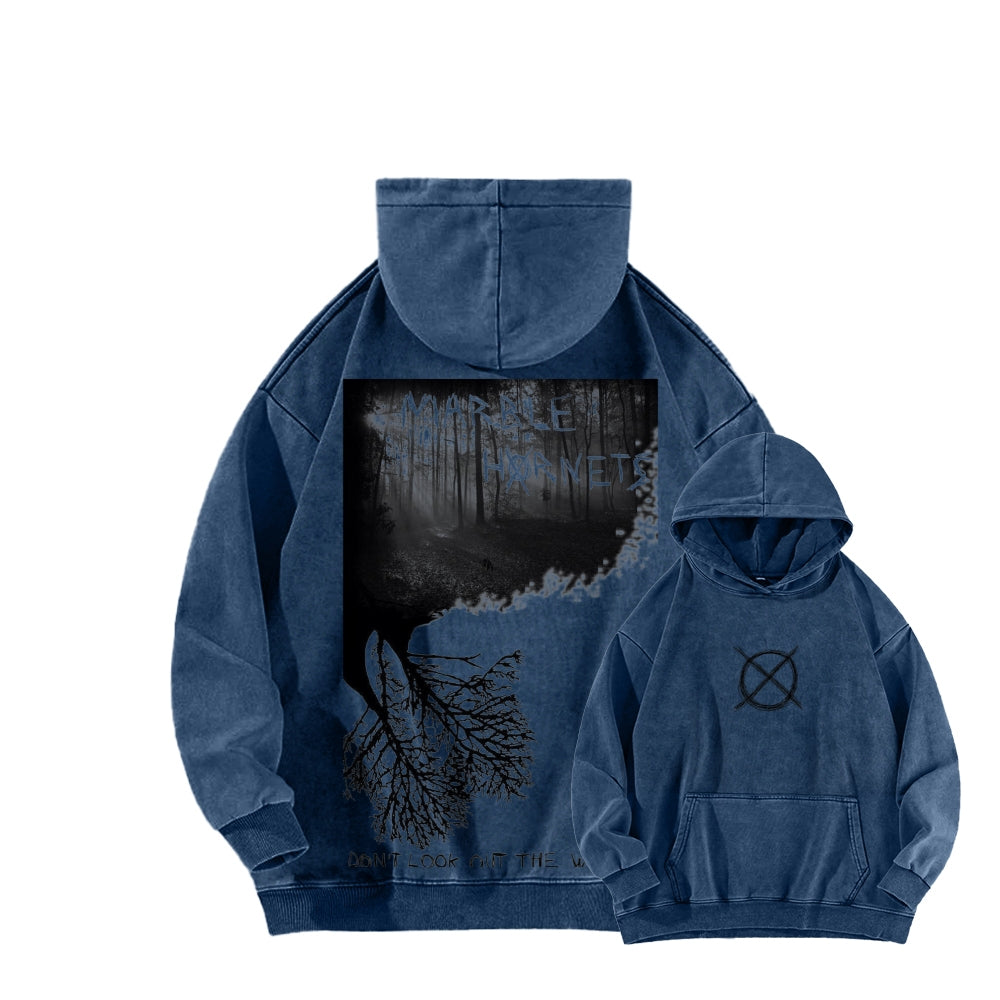 Marble Hornets  Unisex Washed Hoodie 2601010396