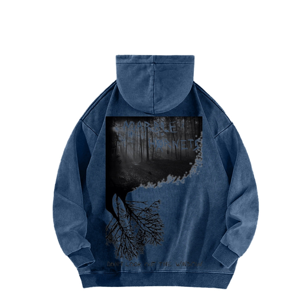 Marble Hornets  Unisex Washed Hoodie 2601010396